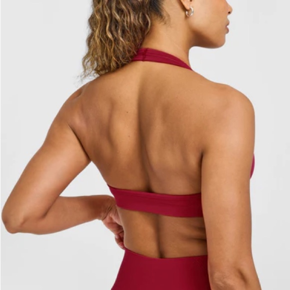 EFFORTLESS SEAMLESS HALTER NECK SPORTS BRA - Picture 2 of 2